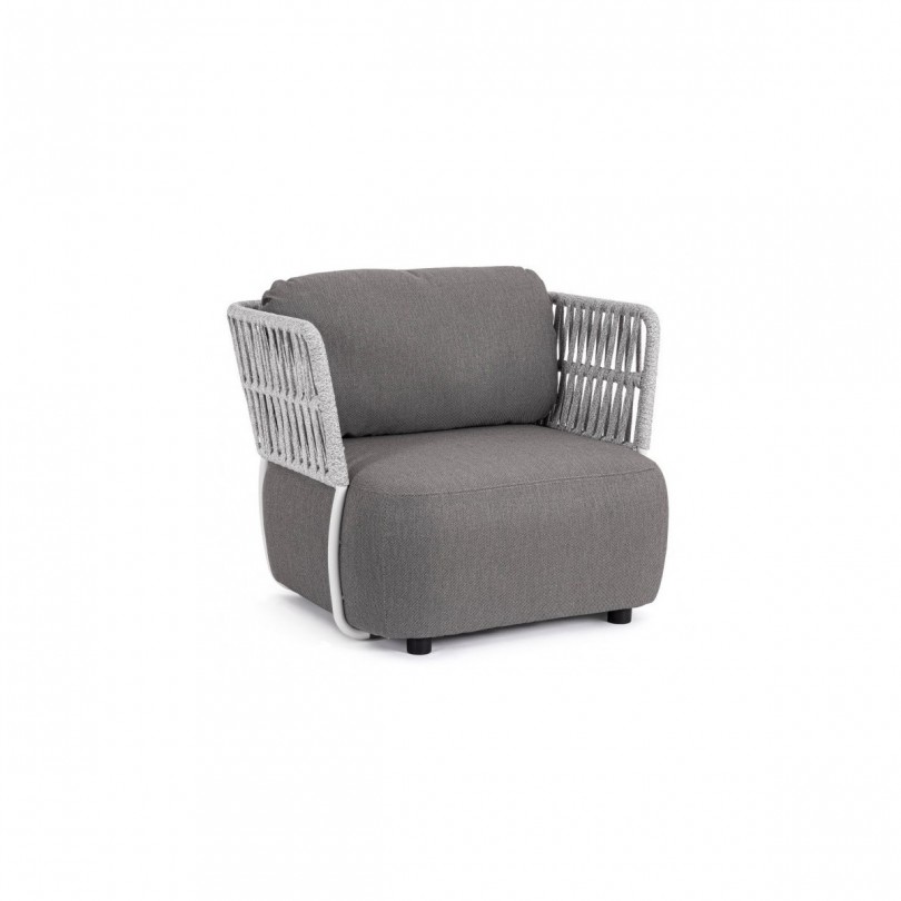 SILLÓN CC PALMER BLANCO/GRIS