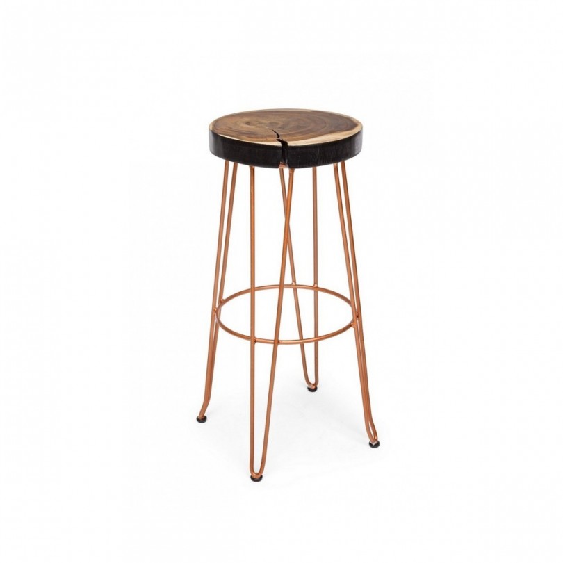 RAKEL COPPER BAR STOOL