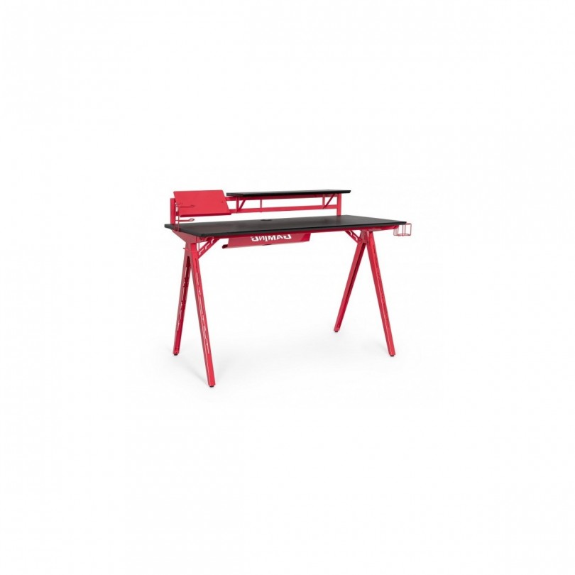 RED-BLACK 2P GAMING DESK