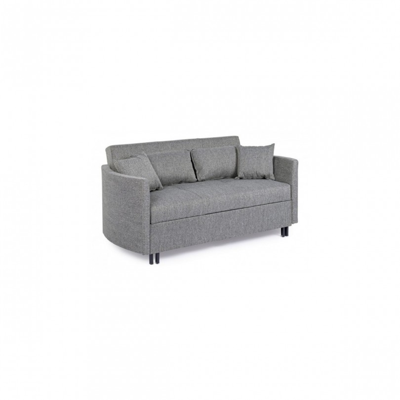 CLAYTON CC SOFA-BETT SCHWARZ-GRAU