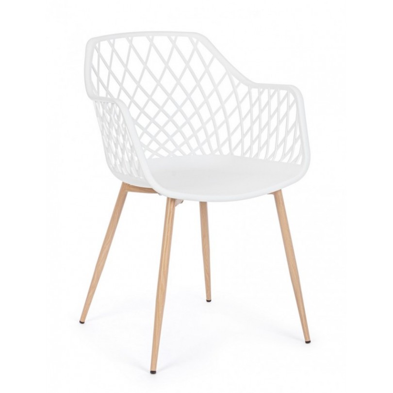 SILLA OPTIK BLANCA