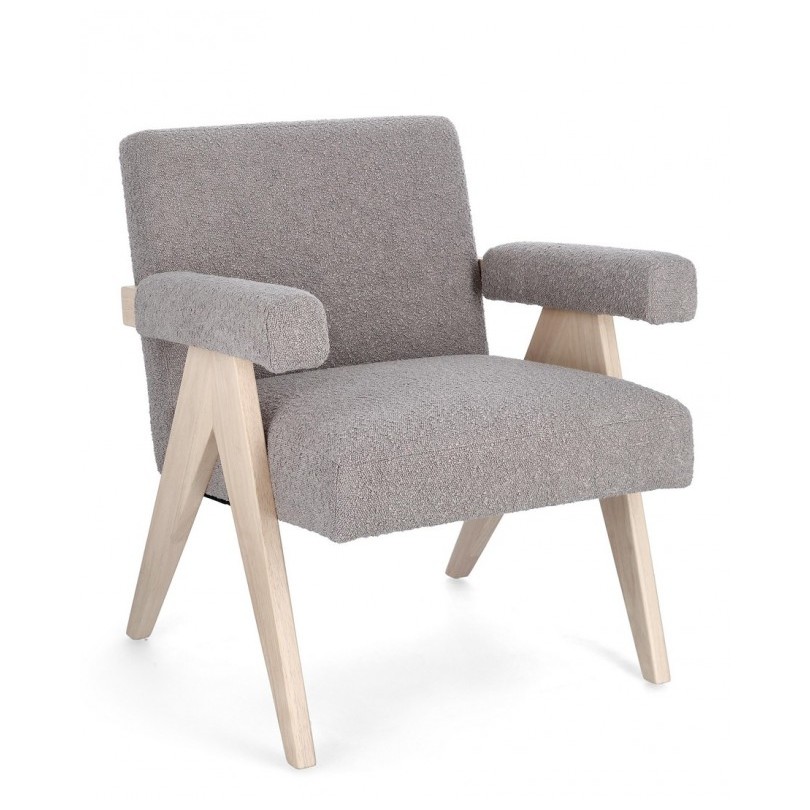 FAIZA TAUPE ARMCHAIR