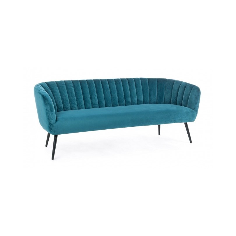 AVRIL 3P SOFA PFAUENBLAU